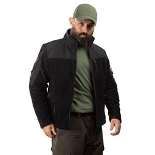 Hovergym Softshell Garnili Taktik Outdoor Polar-Siyah