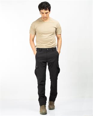 Hovergym Taktik Outdoor Hiking Yazlık Pantolon-Siyah