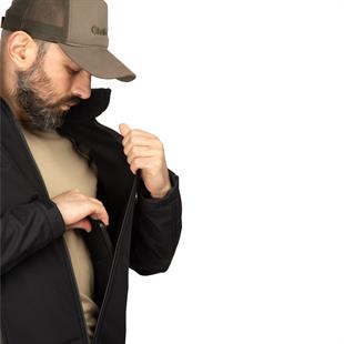 Hovergym Taktik ve Outdoor Softshell Mont-Siyah 