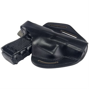 Hs Deri Tabanca Kılıfı Tam Kelebek Siyah