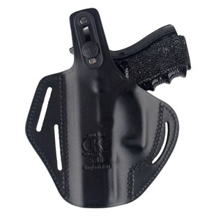 Hs Deri Tabanca Kılıfı Tam Kelebek Siyah