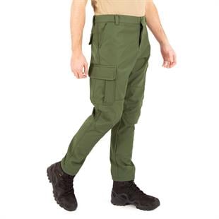 İçi Polarlı Su Geçirmez Softshell Taktik Pantolon -Haki 