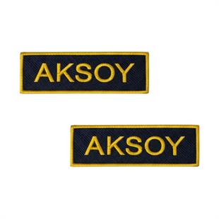 Jandarma Asayiş İsimlik Nakışlı 1 Çift