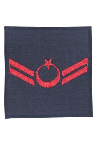 Jandarma Asayiş Uzman Çavuş Rütbesi Lacivert Nakış Cırtlı