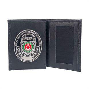 Kaçakçılık ve İstihbarat Müdürlüğü Gümrük Muhafaza Siyah Rozetli Cüzdan