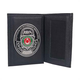 Kaçakçılık ve İstihbarat Müdürlüğü Gümrük Muhafaza Siyah Rozetli Cüzdan