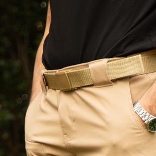 Kilitli Plastik Tokalı Taktik Outdoor Kemer Çöl Rengi