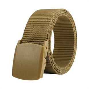 Kilitli Plastik Tokalı Taktik Outdoor Kemer Çöl Rengi