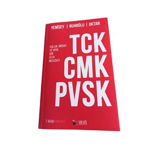 Kolluk, Müdafi ve Vekil İçin Ceza Mevzuatı TCK - CMK - PVSK Kitabı