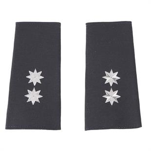 Komiser Apoleti 3 Boyutlu Plastik Günlük Görev Rütbesi 2 Yıldız