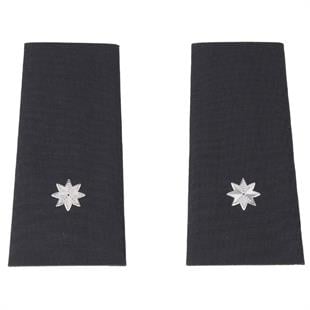 Komiser Yardımcısı Apoleti 3 Boyutlu Plastik Günlük Görev Rütbesi 1 Yıldız