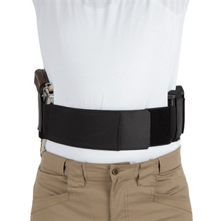 Korse Tabanca Kılıfı-Çift Şarjörlüklü ve Kelepçe Kılıflı-Siyah