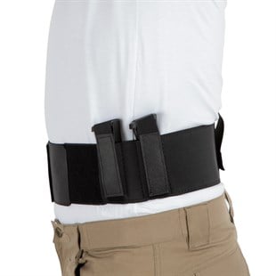 Korse Tabanca Kılıfı-Çift Şarjörlüklü ve Kelepçe Kılıflı-Siyah