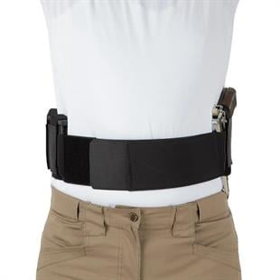 Korse Tabanca Kılıfı-Çift Şarjörlüklü ve Kelepçe Kılıflı Sol El Siyah