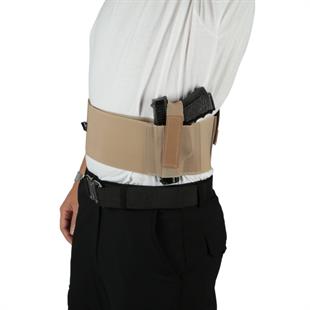 Korse Tabanca Kılıfı Çift Şarjörlüklü Kelepçelikli Sol El Bej