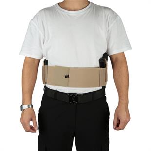 Korse Tabanca Kılıfı Çift Şarjörlüklü Kelepçelikli Sol El Bej