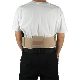 Korse Tabanca Kılıfı Çift Şarjörlüklü Kelepçelikli Sol El Bej