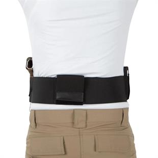 Korse Tabanca Kılıfı-Çift Şarjörlüklü ve Kelepçe Kılıflı Sol El Siyah