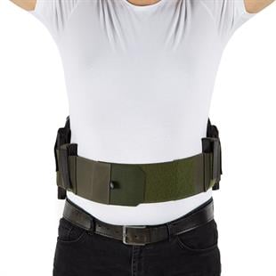 Korse Tabanca Kılıfı Çift Tabanca Kılıflı ve Çift Şarjörlüklü Haki