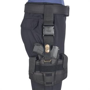 Kurusıkı Tabanca Kılıfı Universal Model Ahtapot Bacak Kılıfı Lastikli Cırtlı Siyah