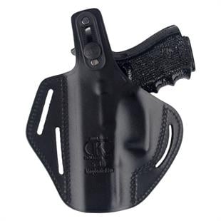 KYC Sarsılmaz K12 Deri Tabanca Kılıfı Tam Kelebek Siyah