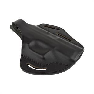 KYC Zefer K Deri Tabanca Kılıfı Tam Kelebek Siyah (Zəfər K)