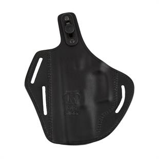 KYC Zefer K Deri Tabanca Kılıfı Tam Kelebek Siyah (Zəfər K)