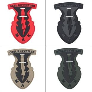 MAK Özel Kuvvetler Silikon Patch Arma
