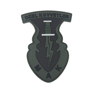 MAK Özel Kuvvetler Silikon Patch Arma