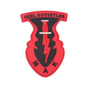 MAK Özel Kuvvetler Silikon Patch Arma