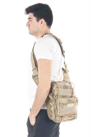 Mıl-Tec Cordura Çok Fonksiyonlu Jandarma Kamuflaj Omuz Çantası
