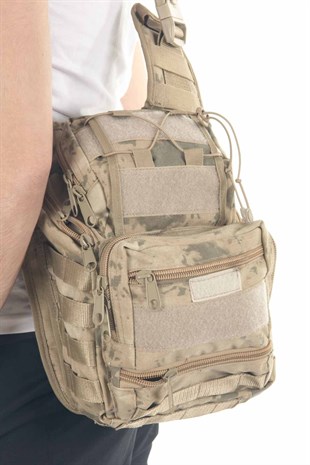 Mıl-Tec Cordura Çok Fonksiyonlu Jandarma Kamuflaj Omuz Çantası