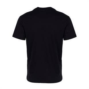 Mini Azerbaycan Bayrağı Baskılı Tişört Siyah