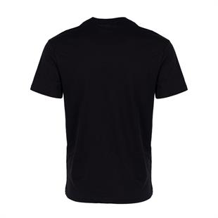 Mini Bej Türk Bayrağı Baskılı Tişört Siyah