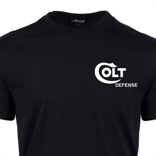 Mini Colt Defense Baskılı Tişört Siyah