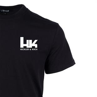 Mini HK Heckler & Koch Baskılı Tişört Siyah