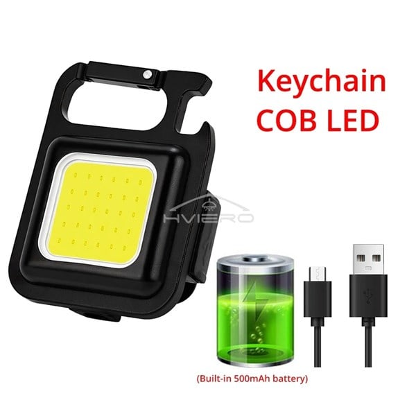 Mini Led El Feneri Anahtarlık Şarj Edilebilir Cep Feneri