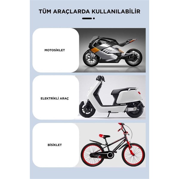 Motosiklet Telefon Tutucu Ayna ve Gidon Bağlantılı Titreşim Önleyici
