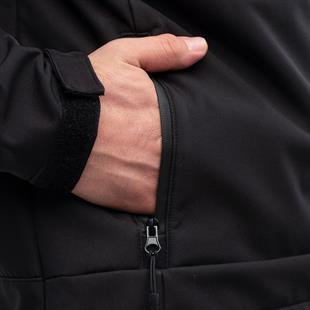 North Mountain Storm Taktik Softshell Mont Kapüşonlu Siyah