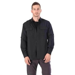 North Mountain Taktikal Outdoor Gömlek Siyah-TG03