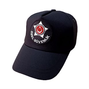 Özel Güvenlik Kepi Yeni Tip Kışlık Siyah