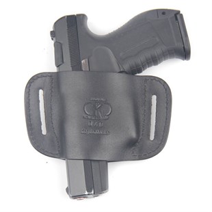 Perdeli Mini Kelebek Deri Tabanca Kılıfı Siyah