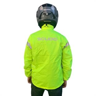 Peru Motosiklet Yağmurluk Üst Sarı