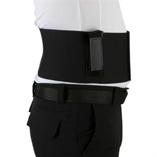 Premium Korse Tabanca Kılıfı Petek Dokuma Sol El Siyah