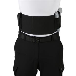 Premium Korse Tabanca Kılıfı Petek Dokuma Sol El Siyah