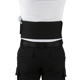 Premium Korse Tabanca Kılıfı Petek Dokuma Sol El Siyah