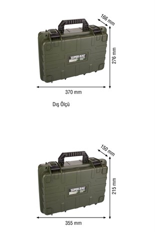 Safari Silah Muhafaza Çantası Küçük Boy