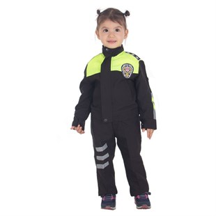 Şahin Motorize Trafik Polis Çocuk Kıyafeti