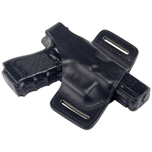 Sarsılmaz SAR9 Mete Deri Tabanca Kılıfı Yarım Kelebek Siyah