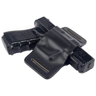 Airsoft Silah Kılıfı Universal Tüm Tabancalar İçin Dış Taşıma Deri Speed Kelebek Siyah